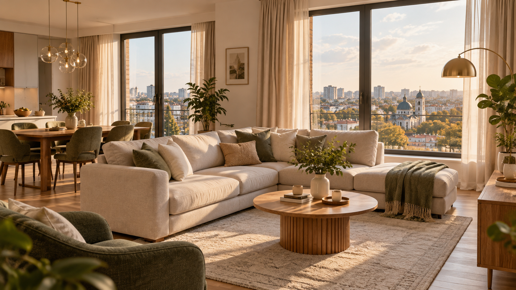 Apartament luminos în Chișinău, pregătit pentru oaspeți